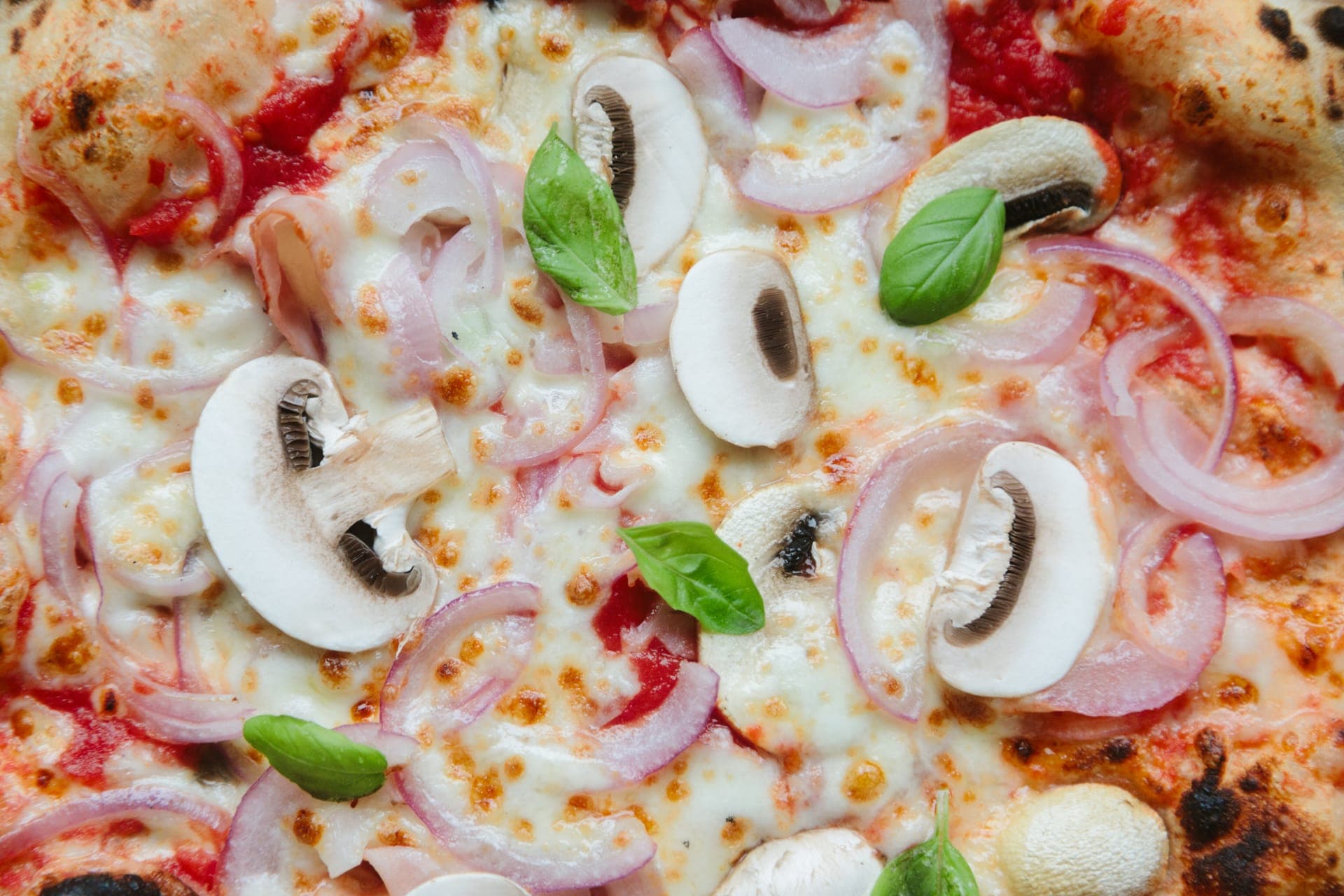 Shrooms With A View Pizza